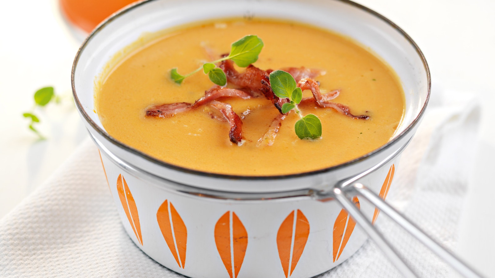 Suppe med søtpotet & bacon