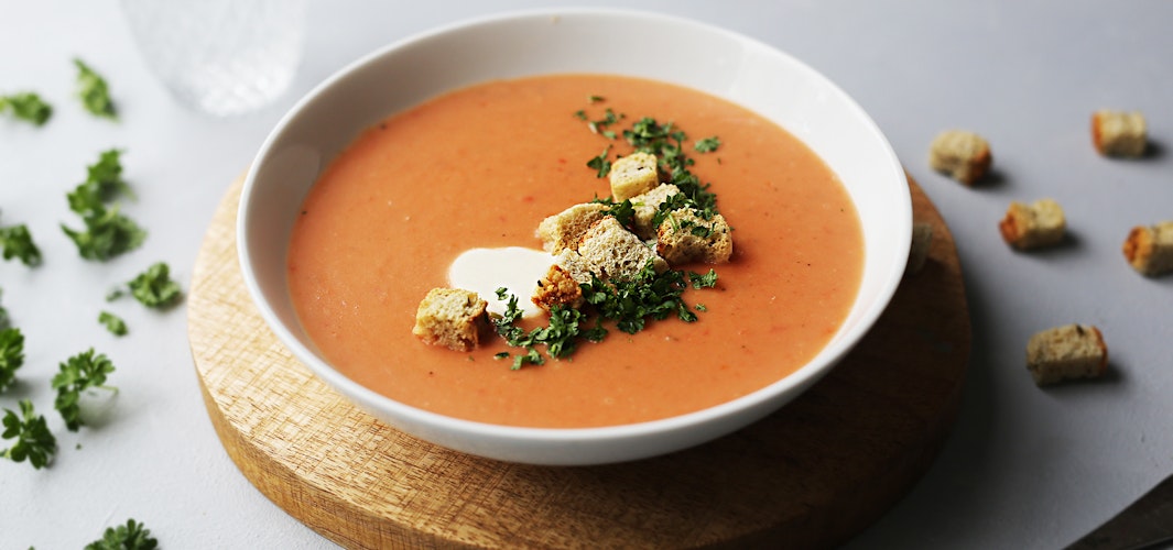 Cremige Tomaten-Kartoffel-Suppe