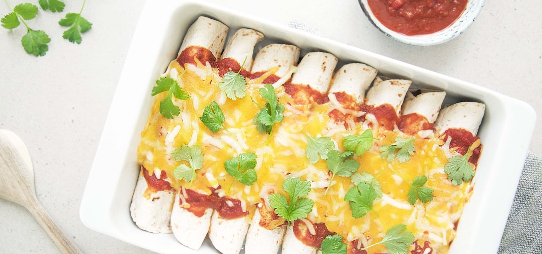 Vegetar Enchiladas I Ovnen