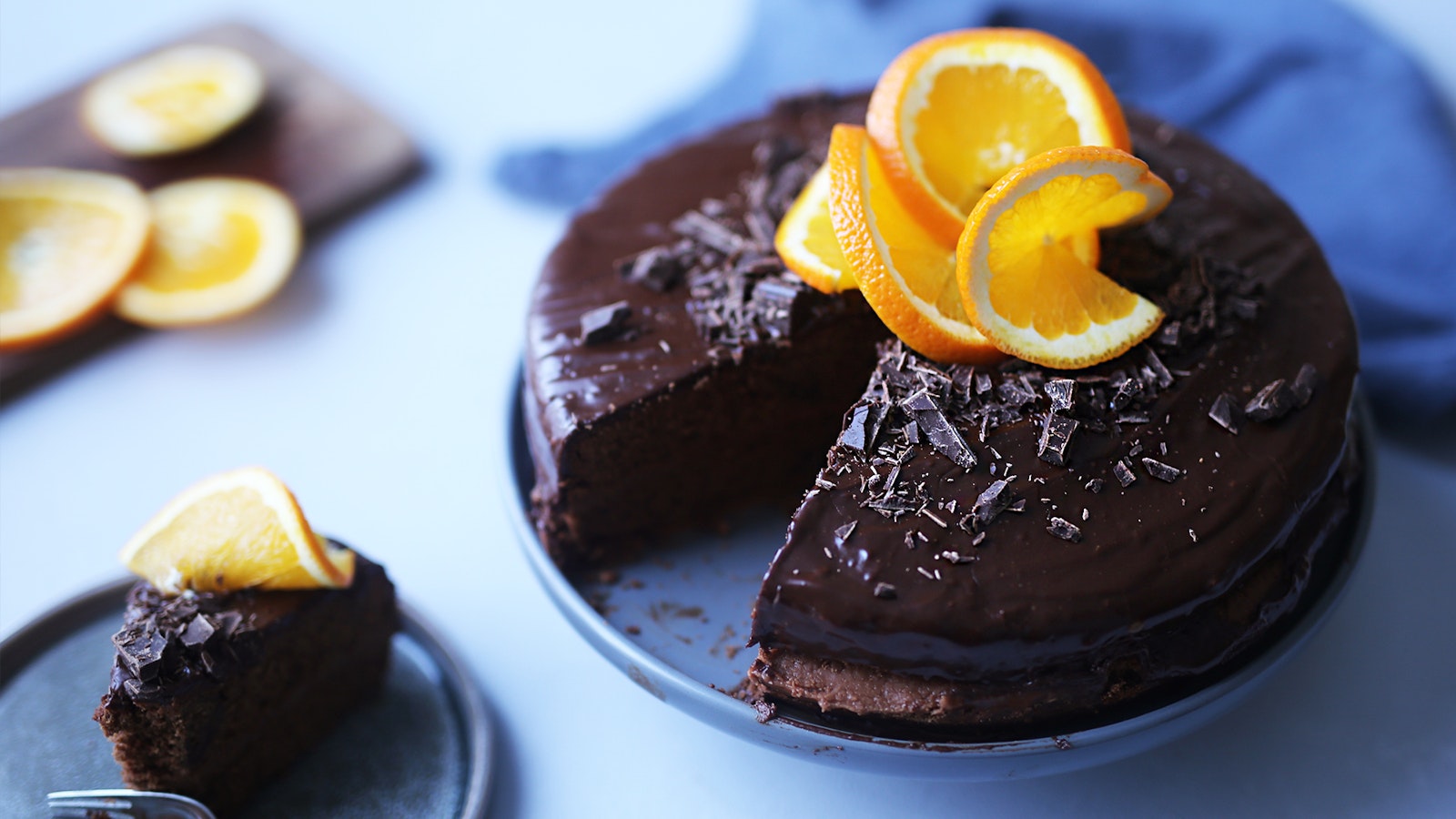 Sjokoladekake med appelsin