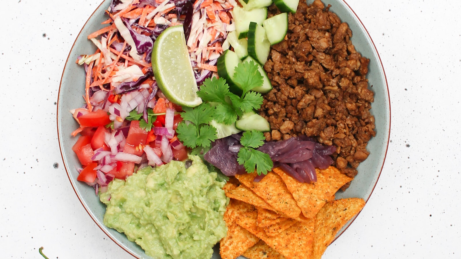 Meksikansk taco bowl veggie style