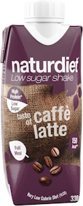 Naturdiet Shake Ready To Drink Kaffe Latte 330ml Naturdiet