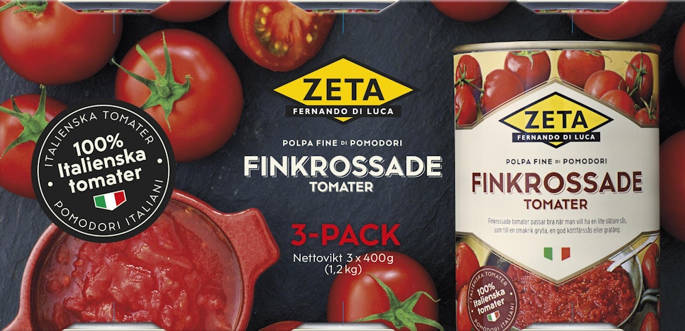 Zeta Finkrossade Tomater 3-p Zeta