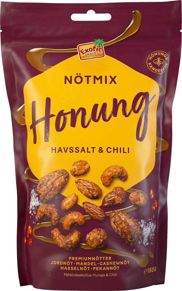 Exotic Snacks Nötmix Honung & Chili