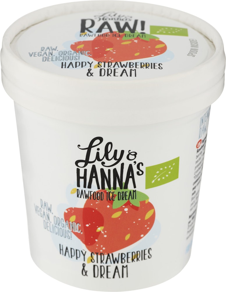 Lily & Hanna Glass Happy Strawberries & Dream EKO Lily & Hanna's