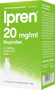 Ipren Ibuprofen 20mg/ml Oral Suspension 100ml Ipren