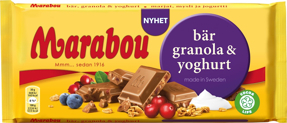 Marabou Chokladkaka Bär & Granola Marabou