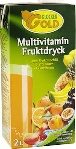 Glockengold Fruktdryck Multivitamin 2L Glockengold