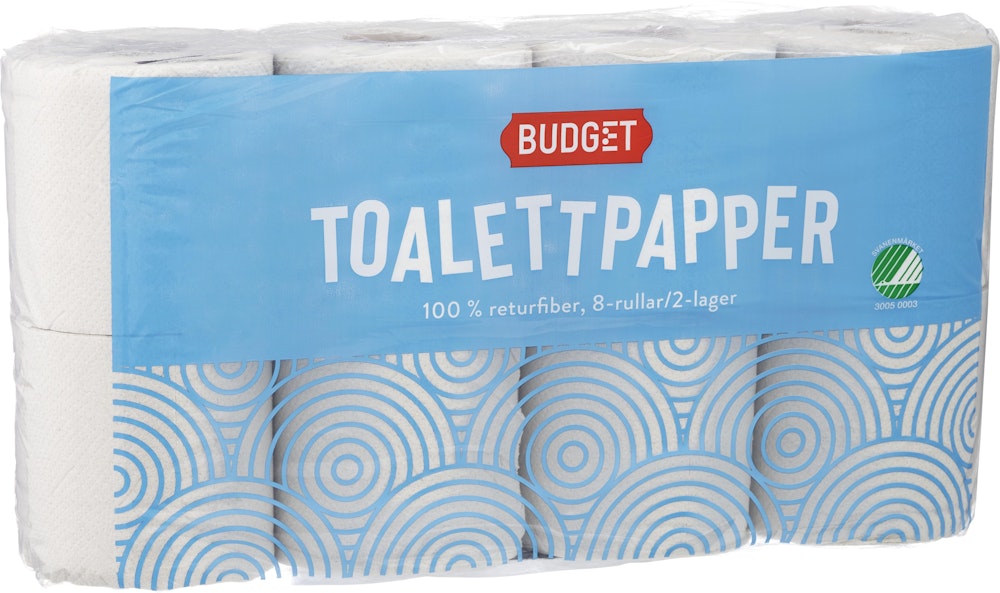 Budget Toalettpapper 8-p Budget