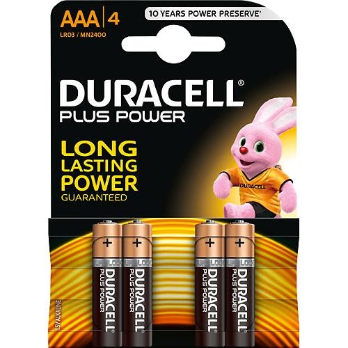 Duracell Plus Power AAA 4-p Duracell