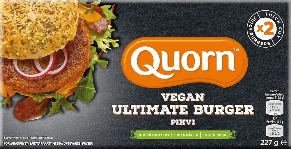 Quorn Ultimate Burger Fryst Quorn