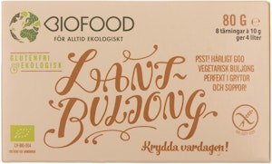Biofood Lantbuljongtärningar EKO 8-p Biofood