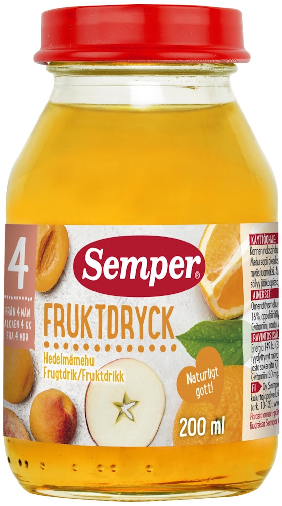 Ej sorterad Fruktdryck 4M Semper