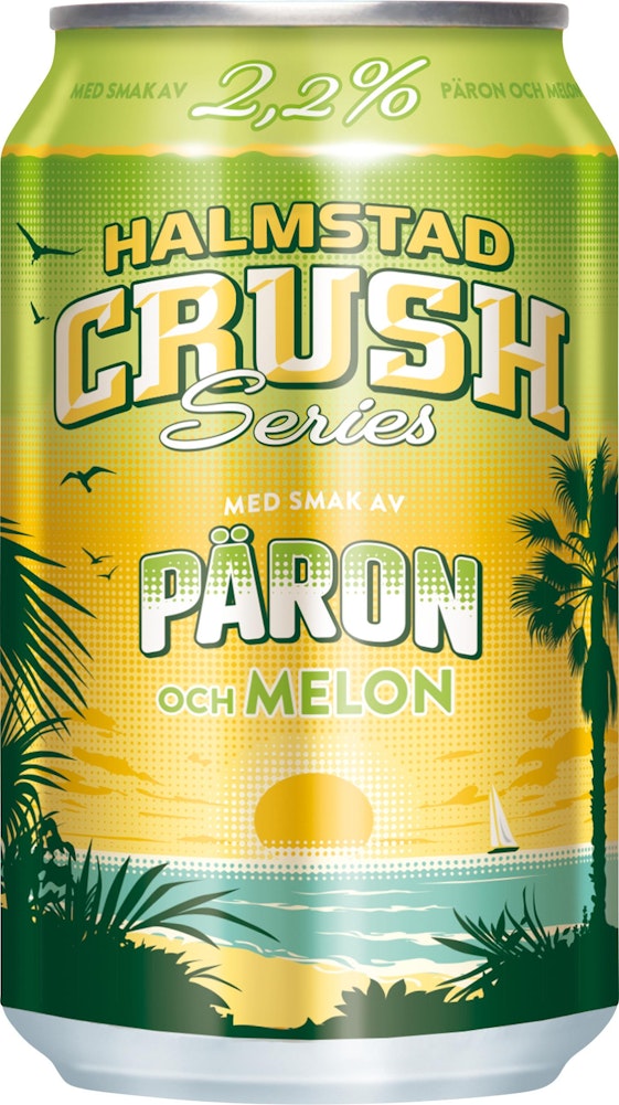 Halmstad Crush Blanddryck Päron & Melon 2,2%