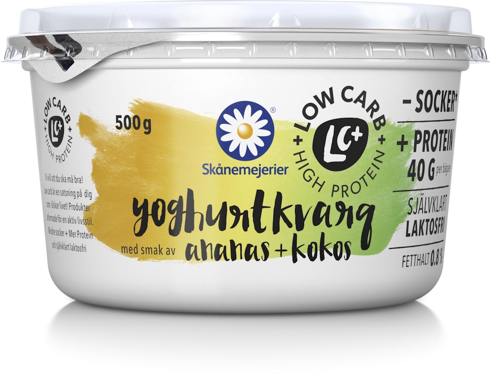 Skånemejerier Yoghurt Kvarg Ananas/Kokos Skånemejerier