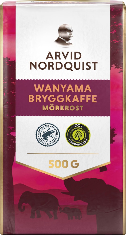 Arvid Nordquist Kaffe Brygg Classic Wanyama Mörkrost 500g Arvid Nordquist
