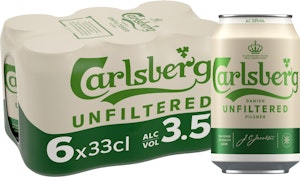 Carlsberg Unfiltered 3,5% 6x33cl