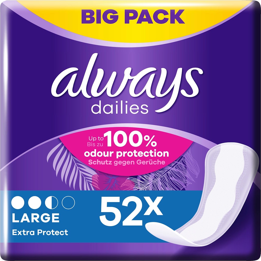 Always Trosskydd Extra Protect Large 52-p Always