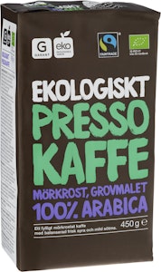 Garant Eko Kaffe Presso EKO/Fairtrade 450g Garant Eko