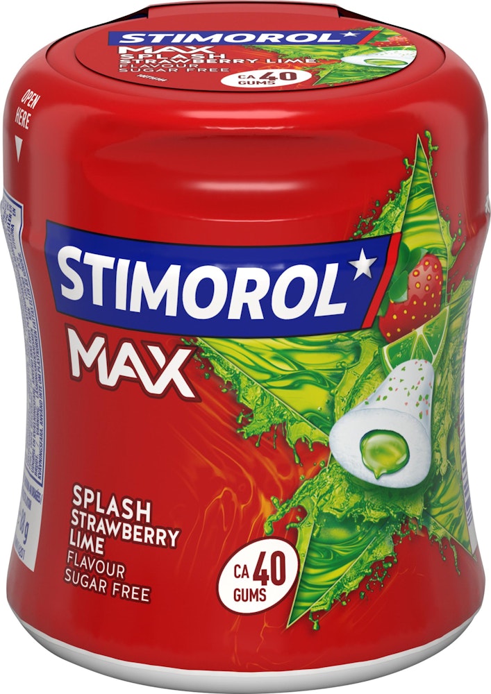 Stimorol Tuggummi Strawberry Lime Stimorol
