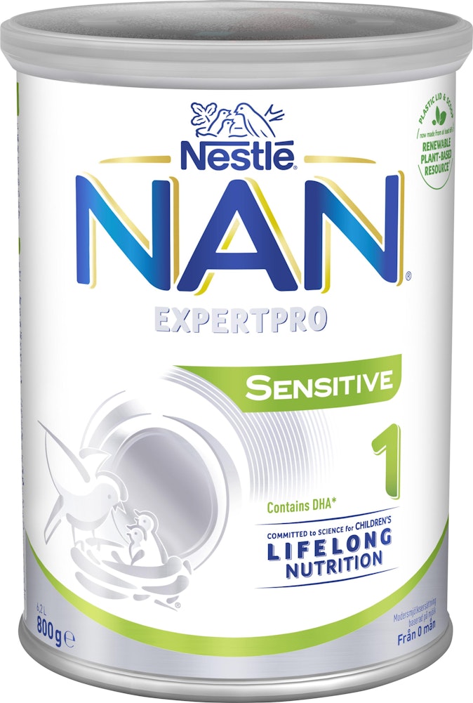 NAN Ersättning NAN 1 Expertpro Sensitive 800g Nestlé