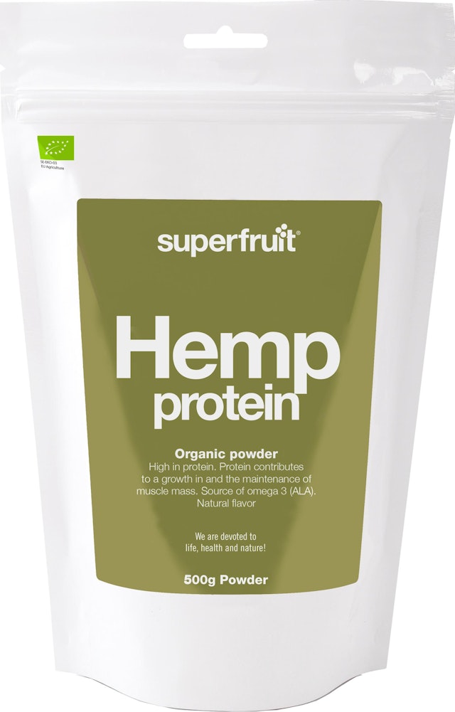 Superfruit Hampa Protein Pulver EKO Superfruit