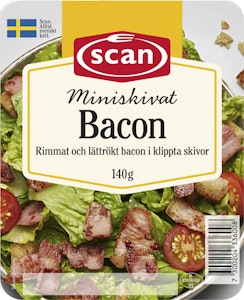 Scan Miniskivat Bacon 140g Scan