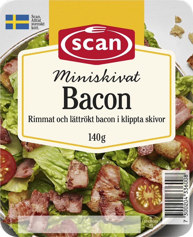 Scan Miniskivat Bacon 140g Scan