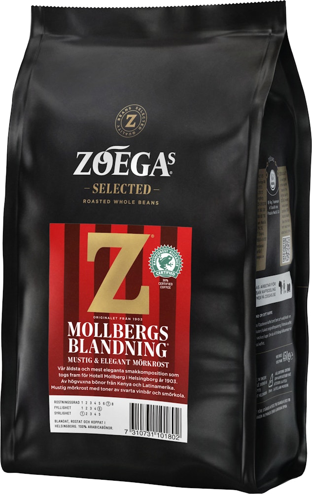 Zoegas Kaffebönor Mollbergs Blandning 450g Zoegas