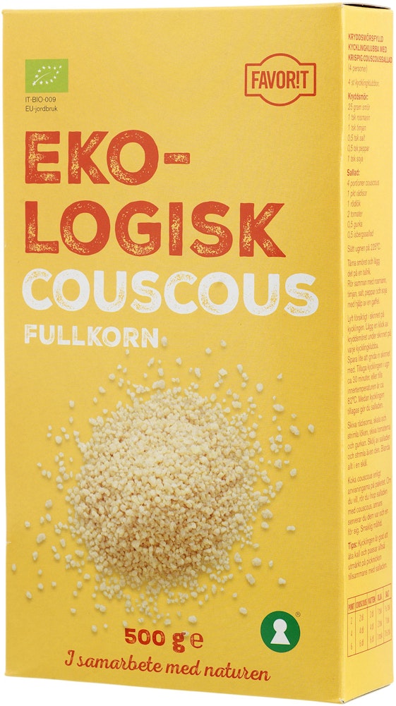 Favorit Couscous Fullkorn EKO Favorit