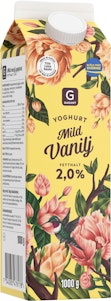 Garant Yoghurt Vanilj 2% 1000g Garant