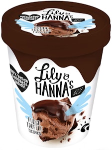 Lily & Hanna Glass Fudge Truffle Heaven Vegansk EKO 500ml Lily & Hanna's