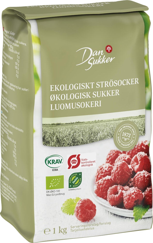 Dan Sukker Strösocker EKO/KRAV Dansukker
