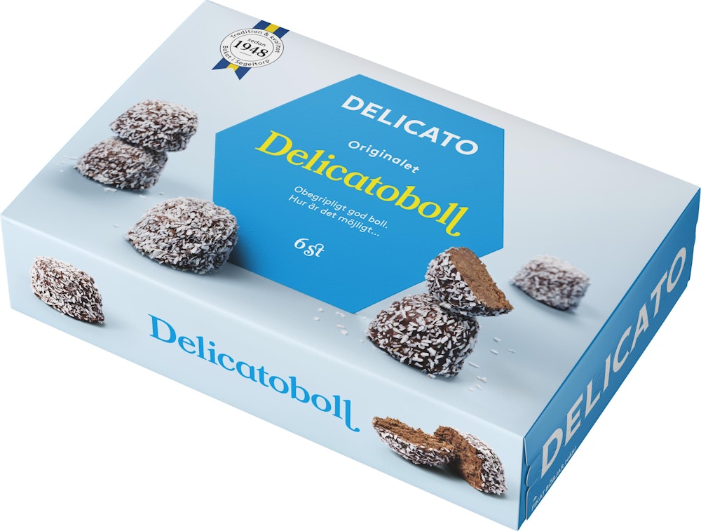 Delicatoboll Fairtrade 6-p 240g Delicato
