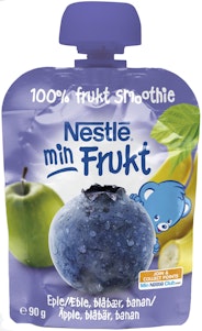 Nestlé Smoothie Äpple, Blåbär & Banan 6M 90g Nestlé