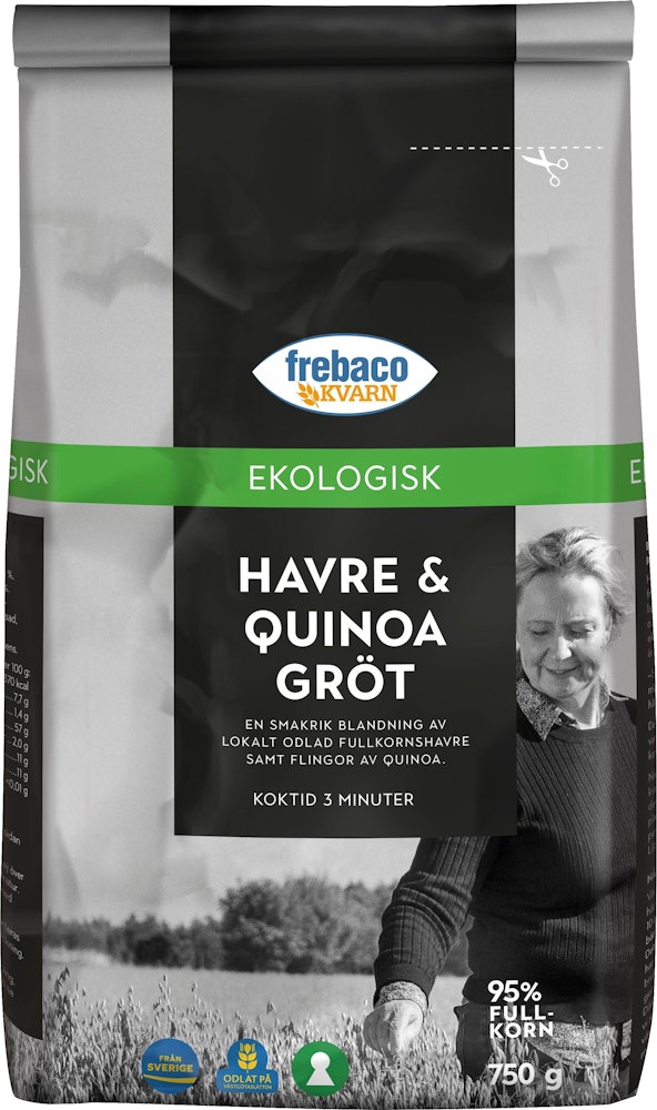 Frebaco Kvarn Havre & Quinoa Gröt EKO 750g Frebaco