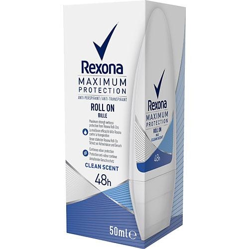 Rexona Deo Roll-On Maximum Protection Woman Clean Scent Rexona
