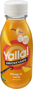 Yalla Drickkvarg Mango & Vanilj Laktosfri 0,1% 350ml Yalla