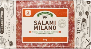 Garant Salami Milano Skivad 80g Garant