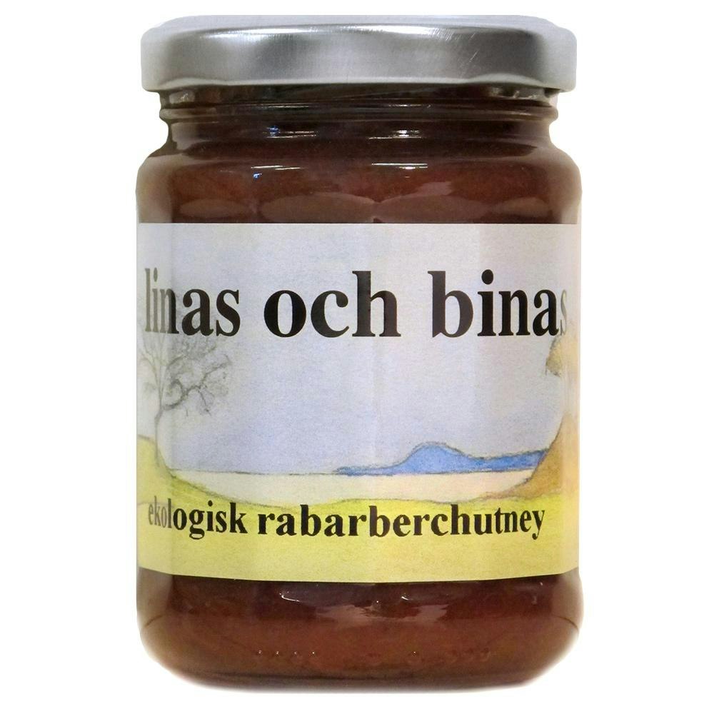 Linas och Binas Rabarberchutney EKO/KRAV Linas & Binas
