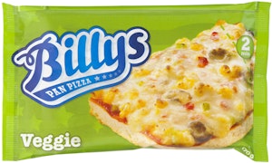 Billys Pizza Vegetarisk Fryst 170g Billys