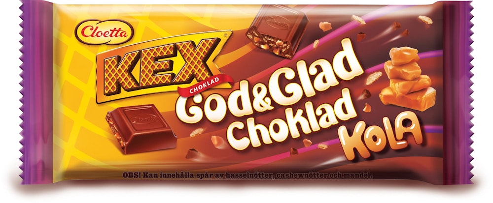 Cloetta Kexchoklad God&Glad Chokladkola Cloetta