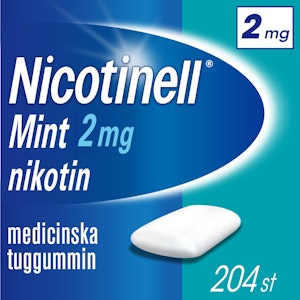 Nicotinell Medicinskt Nikotintuggummi 2mg Mint 204-p Nicotinell