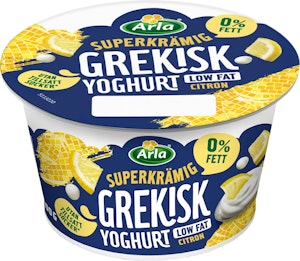 Arla Grekisk Yoghurt Citron 0,2% 200g Arla