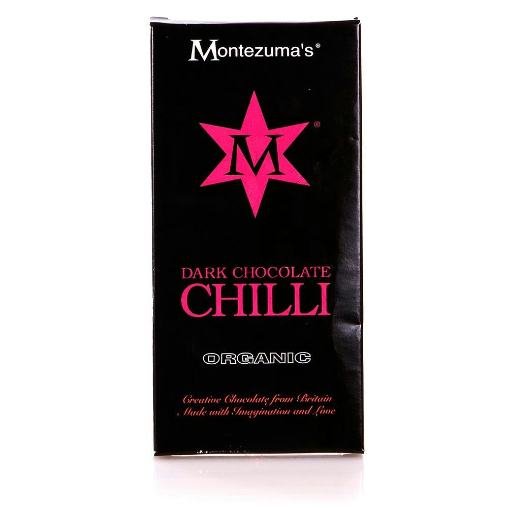 Montezuma's Chocolate Chokladkaka Mörk Chili 73% EKO Montezuma's Chocolate
