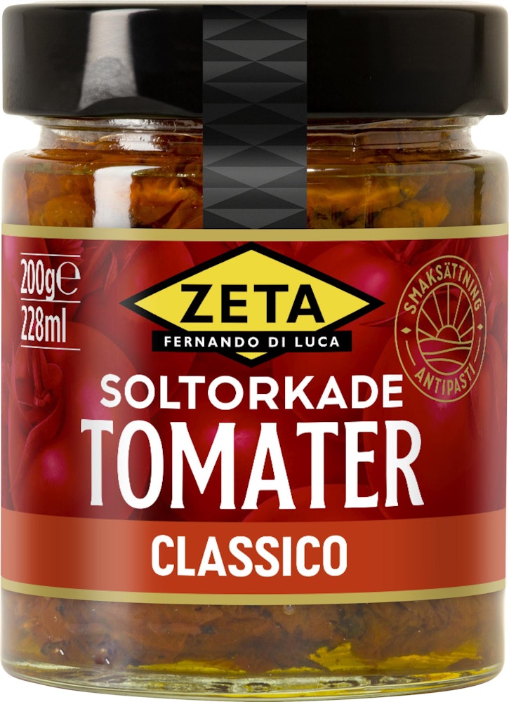 Zeta Soltorkade Tomater 200g Zeta
