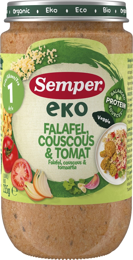 Semper Falafel, Couscous & Tomat EKO