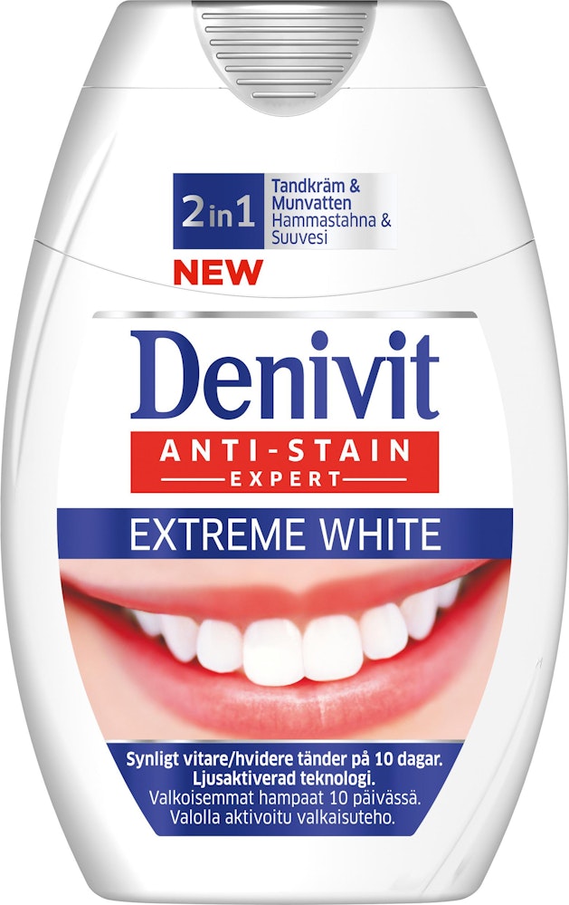 Denivit Tandkräm 2 in 1 Extrem White Denivit