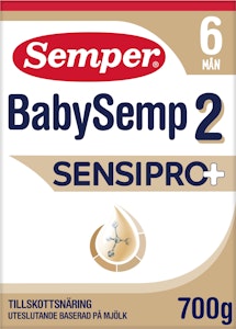 Semper Tillskottsnäring BabySemp 2 SensiPro 6M 700g Semper