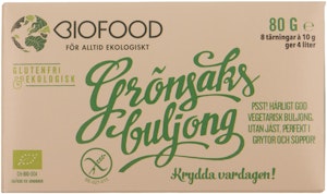 Biofood Grönsaksbuljongtärningar EKO 8-p Biofood